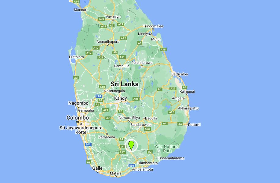 udawalawe Location Map