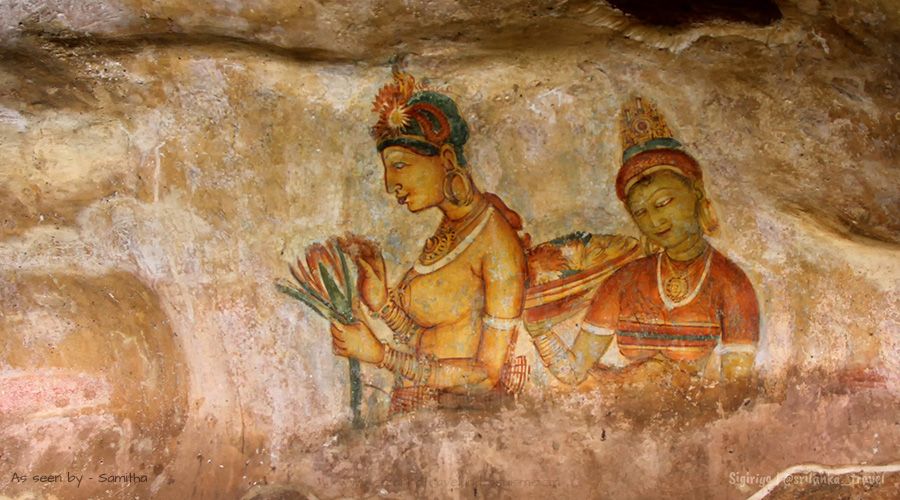 Frescos of The Lion Rock Sigiriya