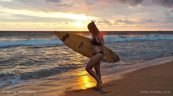 srilanka surfing